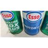 Image 2 : (3) esso oil cans one quart (2 full)