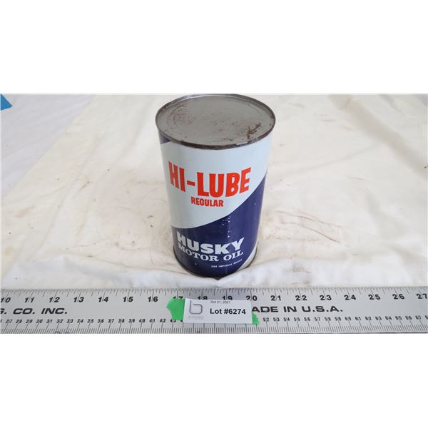 husky motor oil hi luve oil can 1 imp quart (full)
