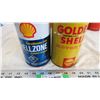 Image 2 : (2) shell antifreeze + oil can (empty)