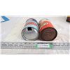 Image 4 : gulf 10w30 cardboard can (full) plus gulf XHD motor oil cardboard can (empty) 1 litre