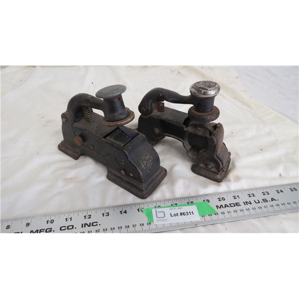 (2) vintage stampers dates