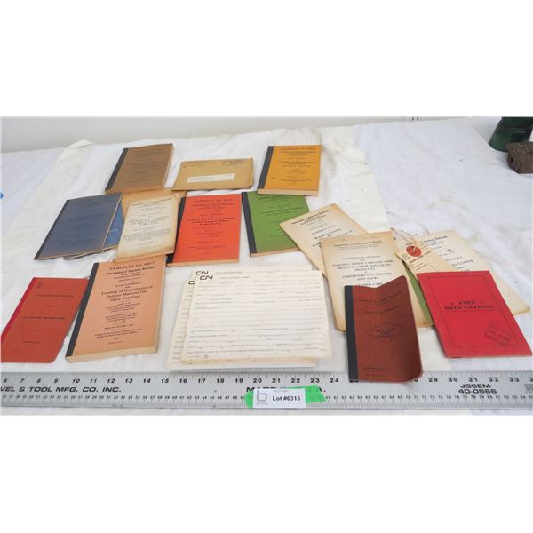 american railroad information booklets plus misc