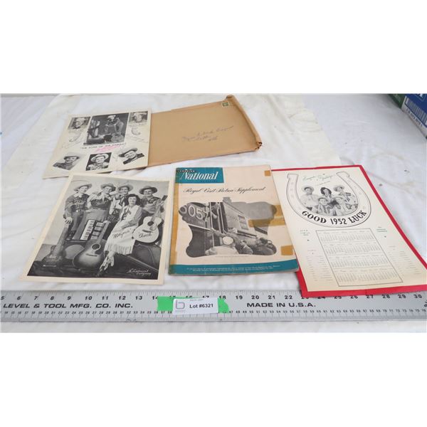 CN magazine 1951? plus country singers picture