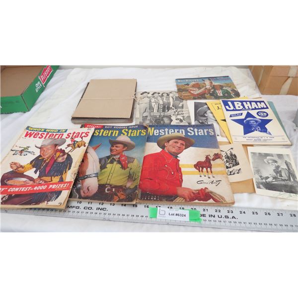 western stars magazines plus songbooks + misc