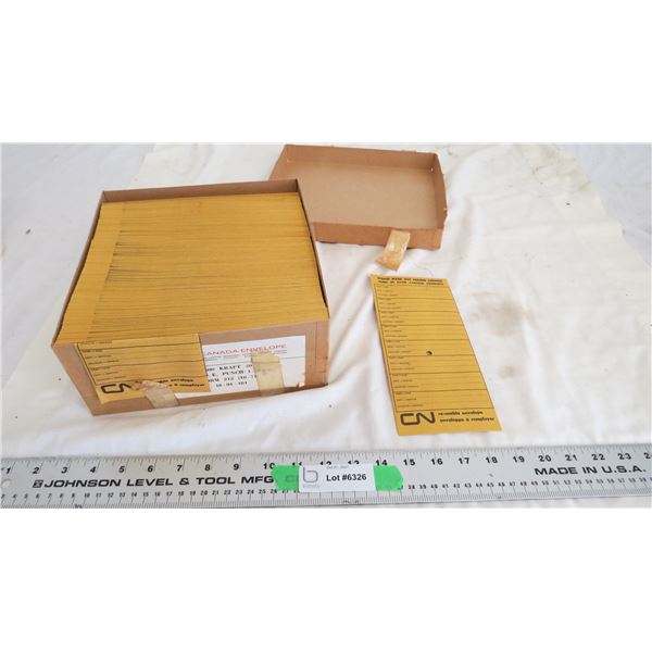 CN resuable envelopes (new old stock)