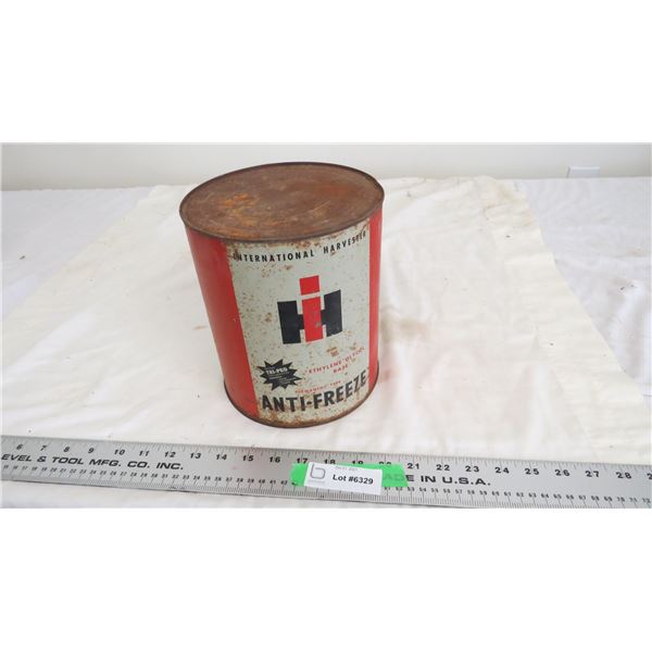 vintage IH antifreeze tin