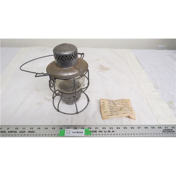 CNR barn lantern