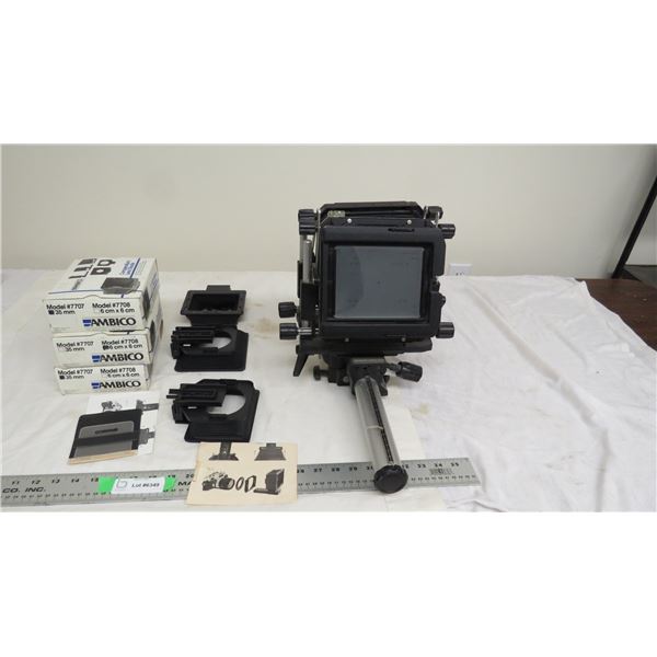 Omega Ciew 45E camera with Lens shades