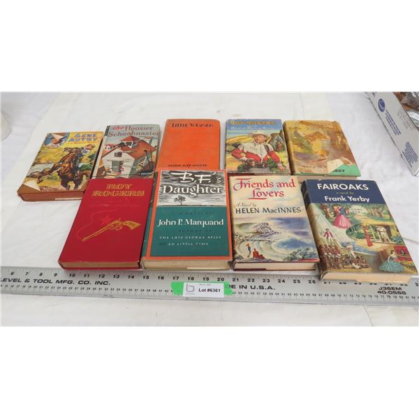 lot of vintage books