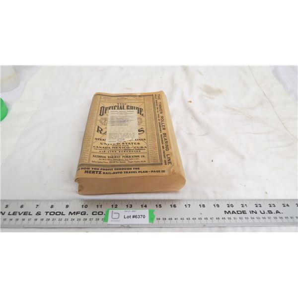 1955 The official guide of the railways