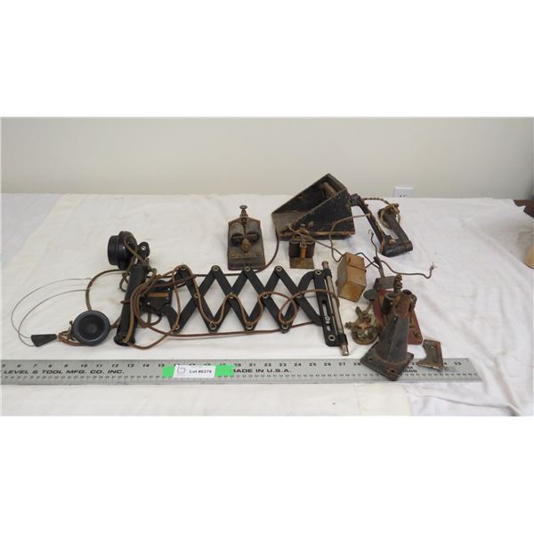 vintage western electric phone + misc