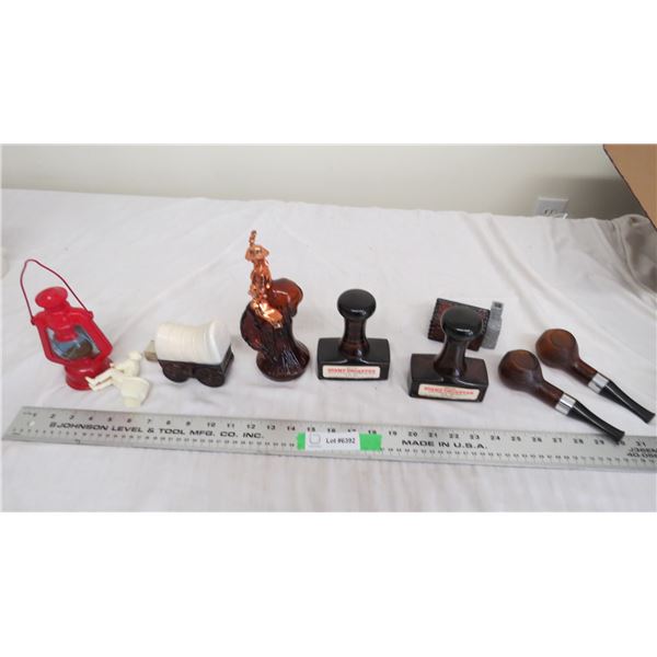 avon collector bottles (some full)