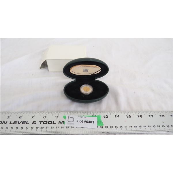 1999 nunavut proof 2 coins in case