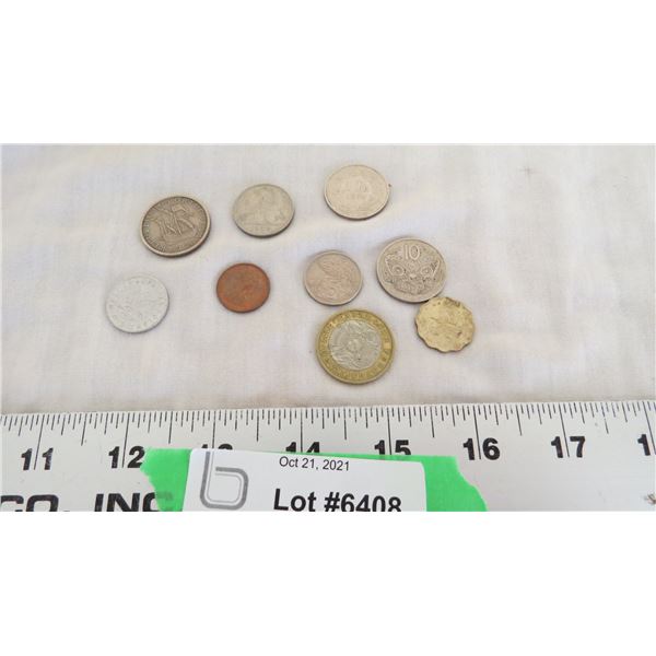 New Zealand + other foreign coins