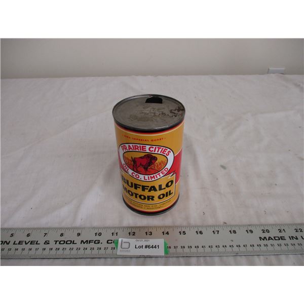 buffalo motor oil 1 imp quart tin