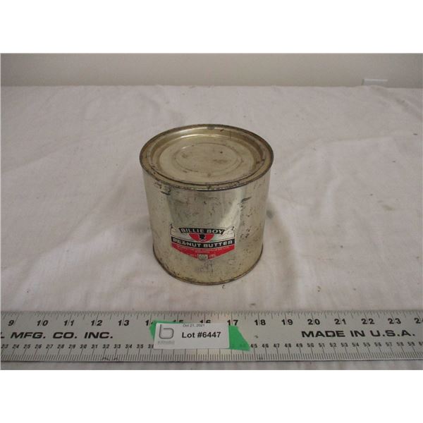 Billie Boy peanut butter 48oz tin