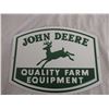 Image 2 : John Deere quality farm equ tin sign 13" long