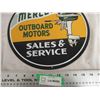 Image 3 : Mercury outboard motors tin sign 12" diameter