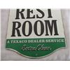 Image 3 : Texaco rest room tin sign 6x8" long