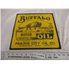 Image 1 : Buffalo motor oil enamel sign 12x12