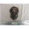 Image 1 : metal lions head door knocker
