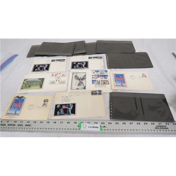 vintage postcards + holders