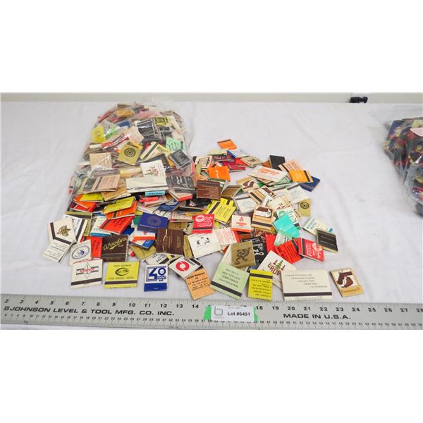 Vintage matchook with matches - some royalty