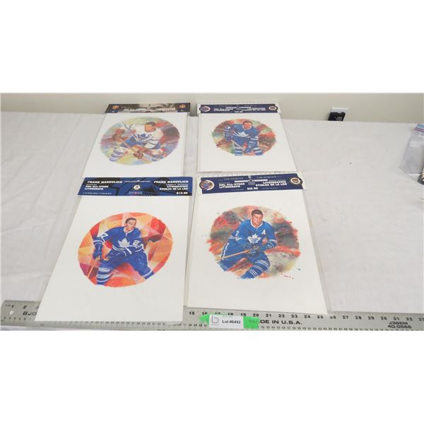 2X The Money - 4 NHL All Star lithographs (sealed)