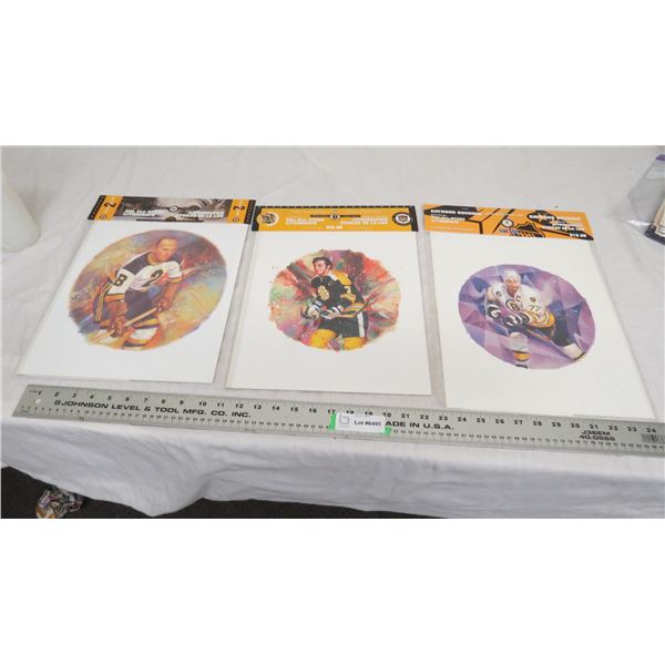 3X The Money - 3 NHL All Star lithographs (sealed)