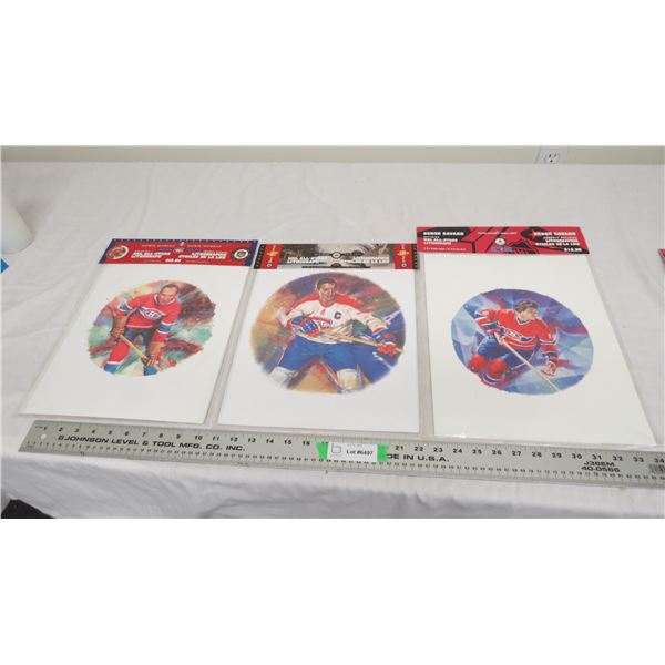 3X The Money - 3 NHL All Star lithographs (sealed)