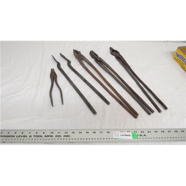 Lot of blackmith tools