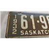 Image 2 : 1932 Sask License Plate