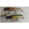 Image 3 : vintage wooden fishing hooks (3) lucky strike