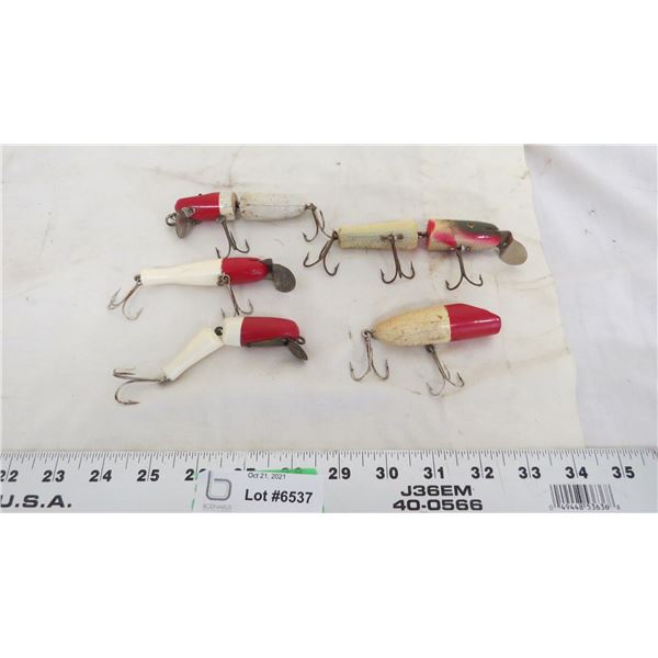 vintage wooden fishing hooks (5)