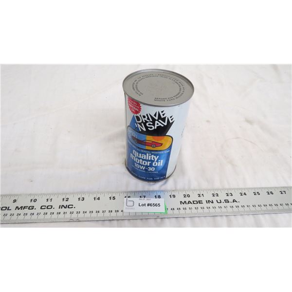 drive n safe motor oil (full) can