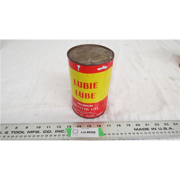 Lubie Lube premium motor oil (full) 1 imp quart - sae40