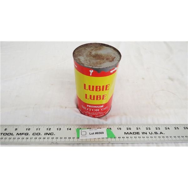 Lubie Lube premium motor oil (full) 1 imp quart - sae20