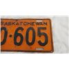 Image 3 : 1939 Sask License Plate