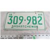 Image 2 : 1968 Sask License Plate - plus matching war amps tag