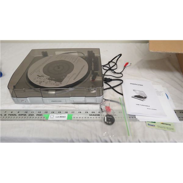 memorex USB turntable