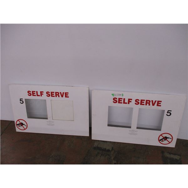 self serve pump panels - metal 19x28.75"