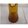Image 2 : vintage amber vase 22.75"tall glass