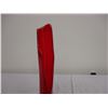Image 2 : vintage red vase 26.5"tall glass