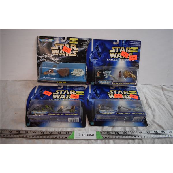 Star Wars Episode I and II Micro Machines Lot
