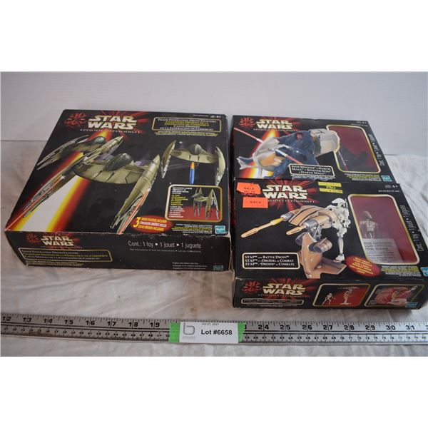 Star Wars Episode I Droid Fighter Set and Figure Sets