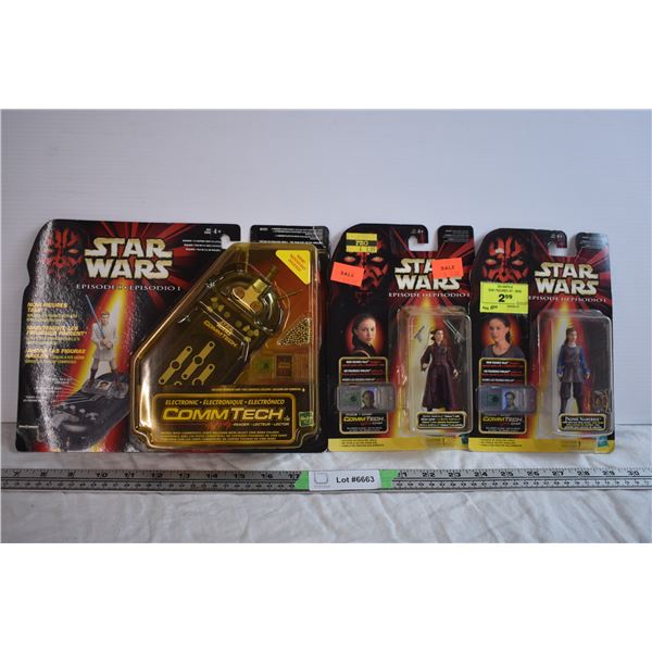 Star Wars Episode I Commtech Reader and Figures