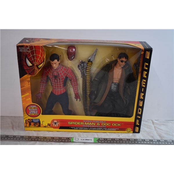 Spider-Man 2 Spider-Man and Doc Ock Figures