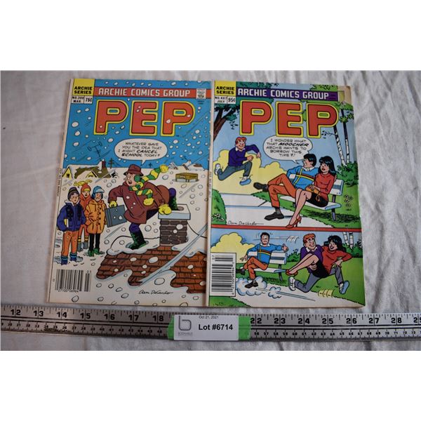 Archie Pep Comics - No. 399 and 407