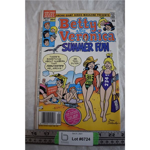 Betty and Veronica Summer Fun Comic - No. 585