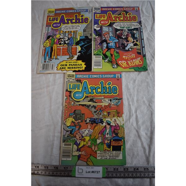 Life With Archie Comics - No. 245, 248, 249